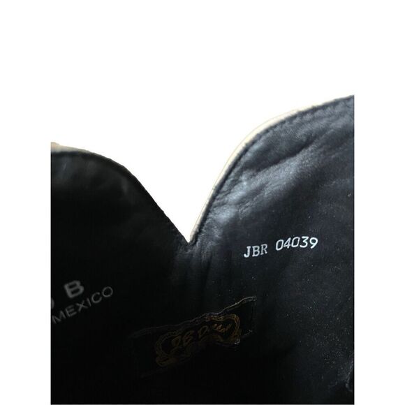 J. B. Dillon Women’s Cowboy Coastal Boots size 9 B Brown Studded - Picture 12 of 14